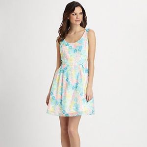 Lilly Pulitzer Floral Sundress Size 4